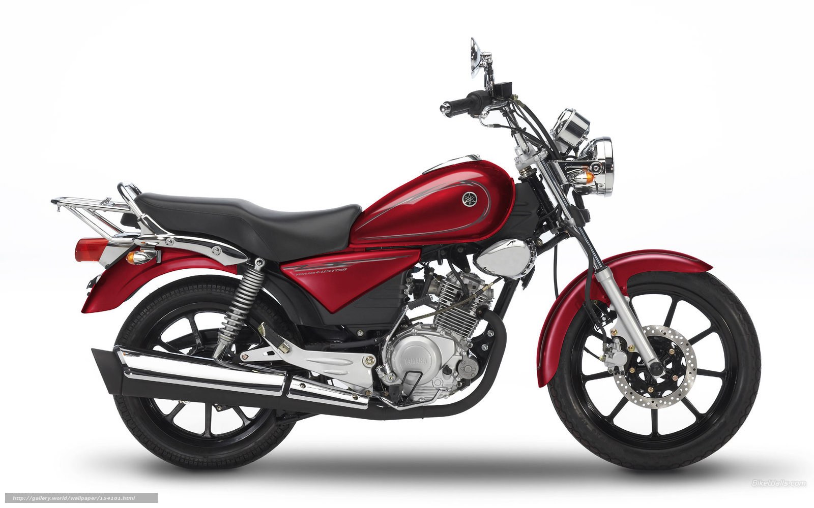 Red Yamaha motorcycle