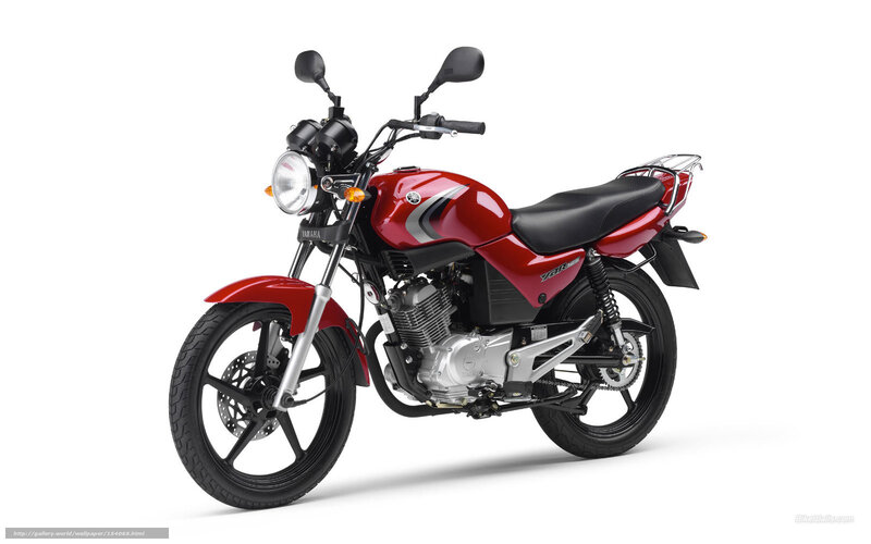 Red Yamaha Motorcycle — Neutral, Photograph
