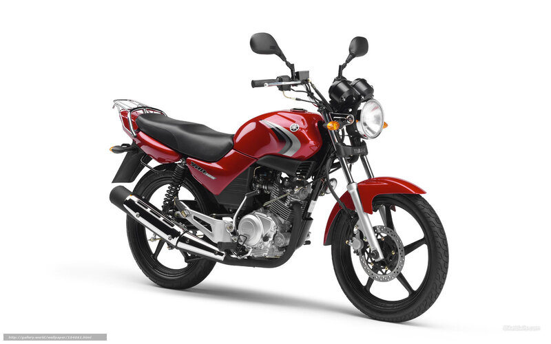 Red Yamaha Motorcycle — Neutral