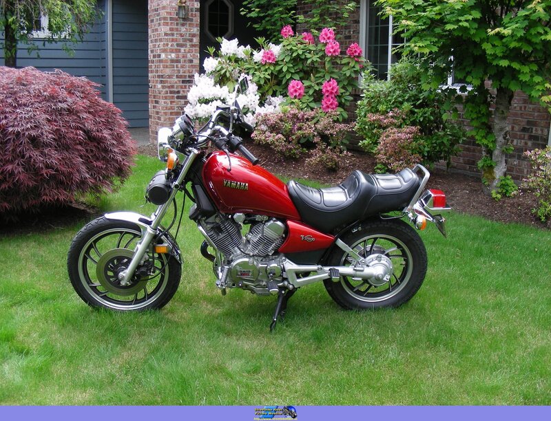 Red Yamaha Motorcycle — Serene