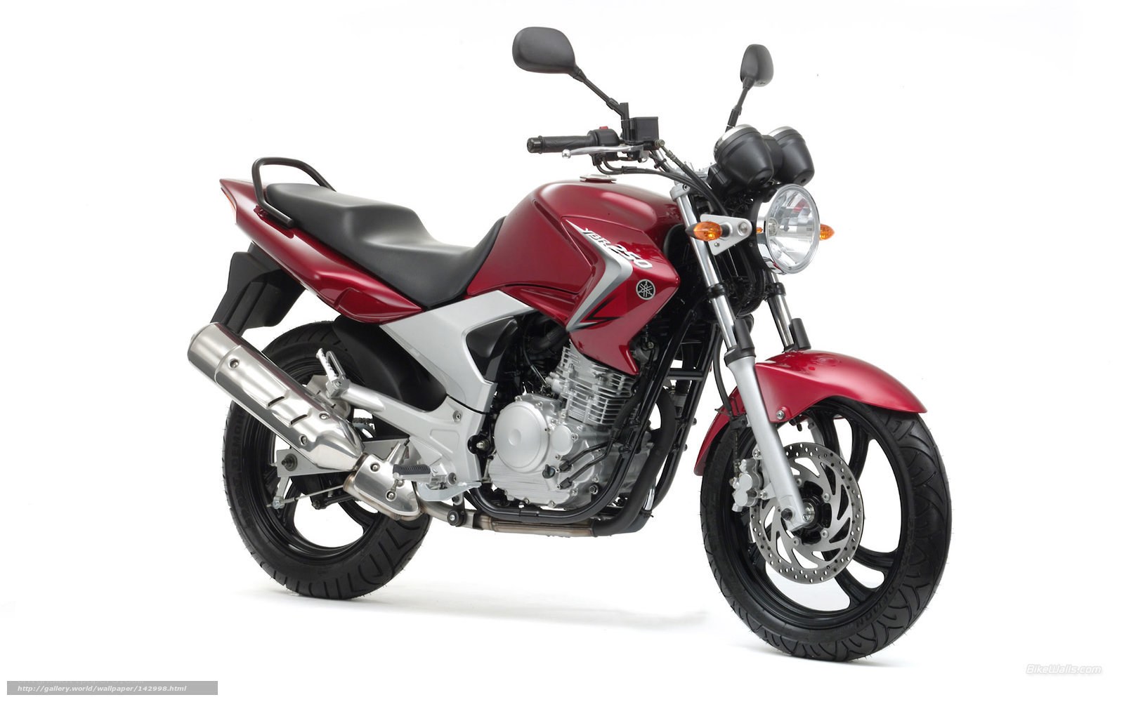 Red Yamaha motorcycle
