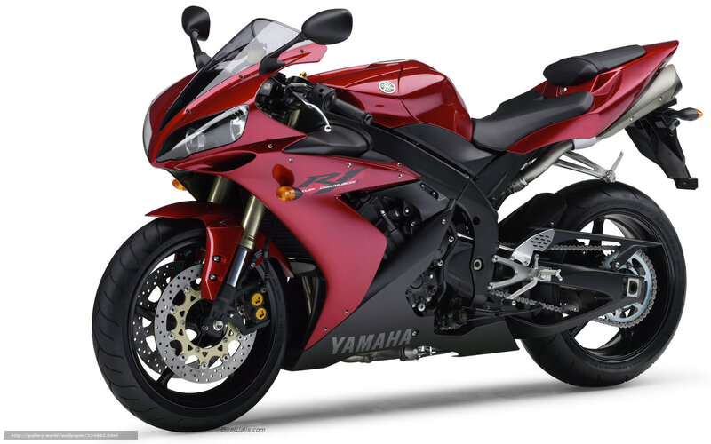 red yamaha sport motorcycle