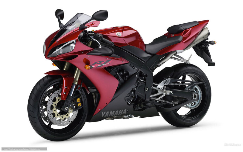 red yamaha sport motorcycle