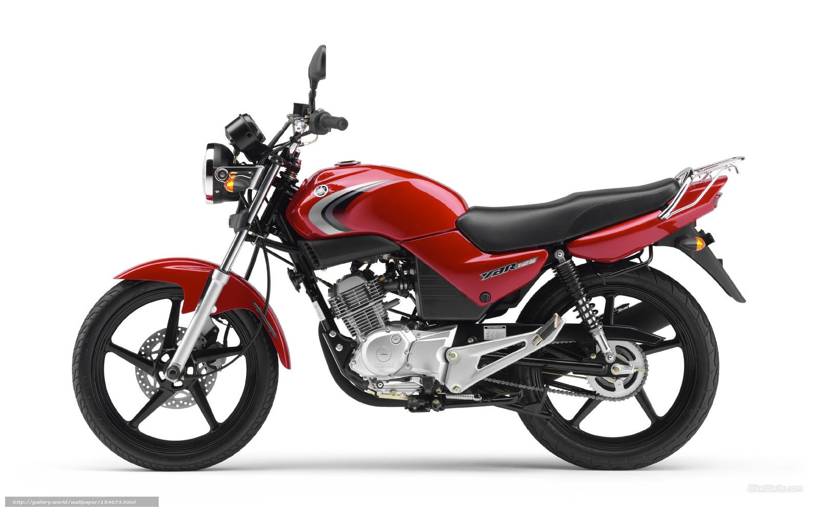 red yamaha ybr 125 motorcycle