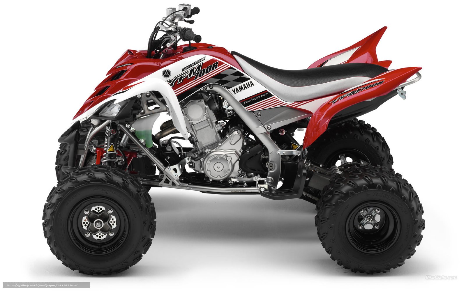 Red Yamaha YFM 700R ATV