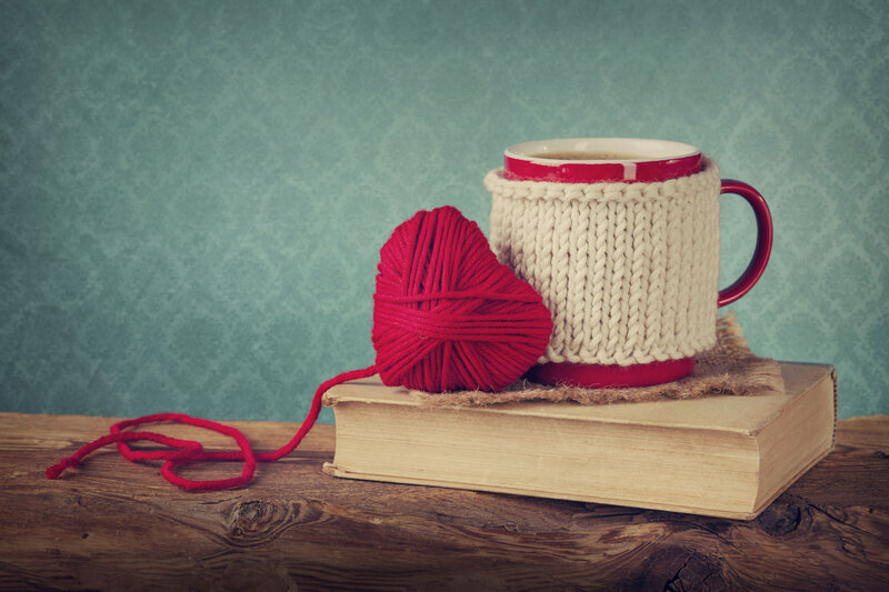 Red Yarn Heart — Cozy
