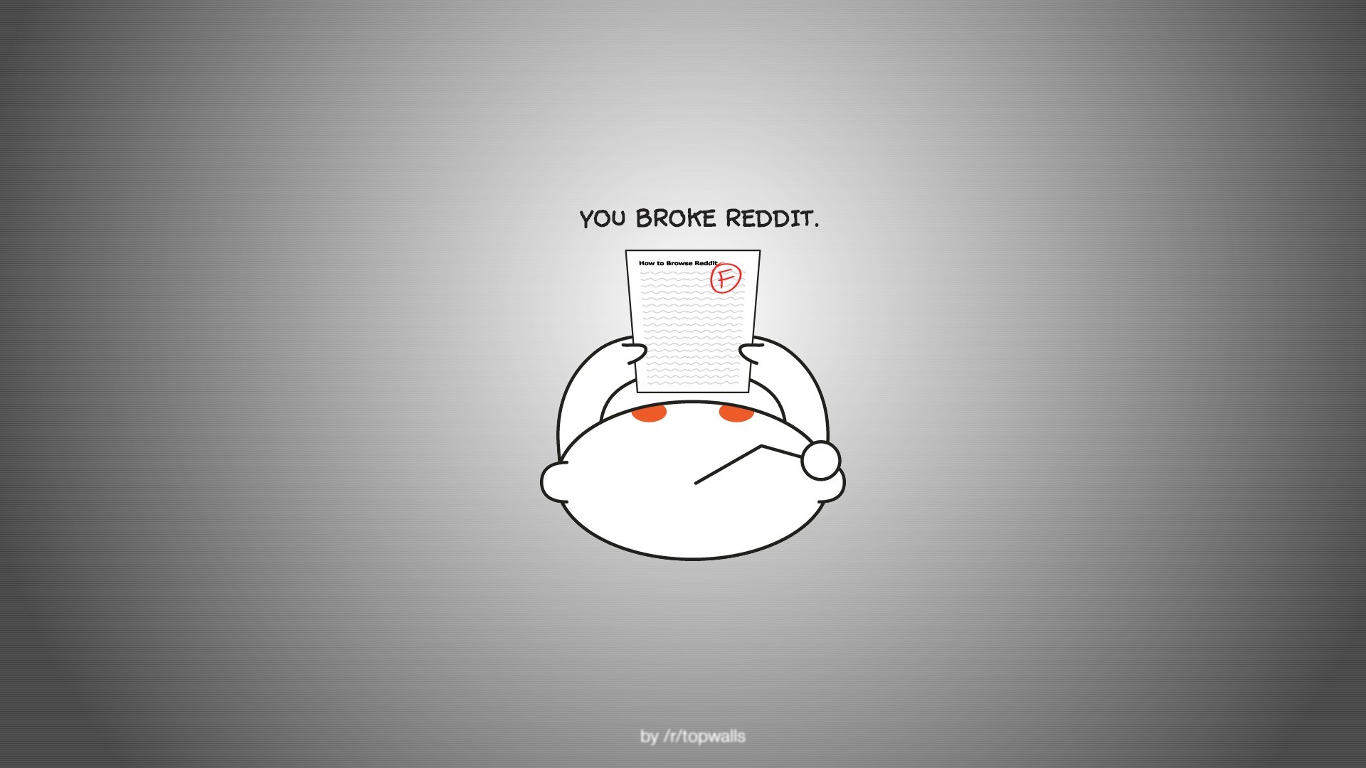 Reddit error message