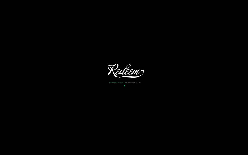 Redeem logo screen
