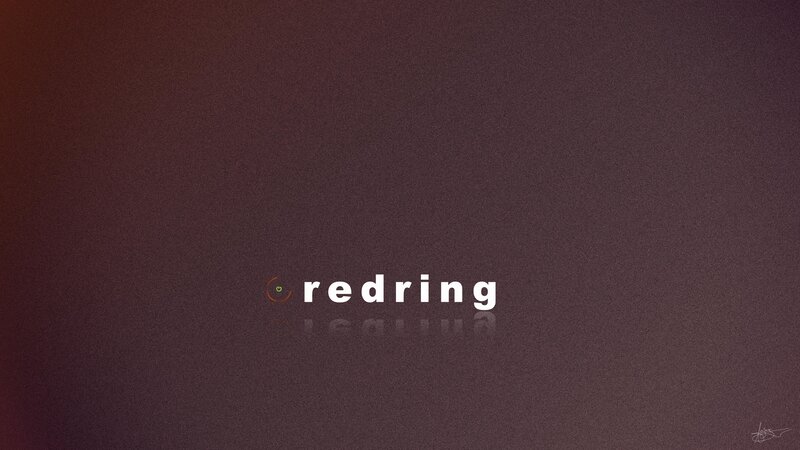 Redring logo on dark background