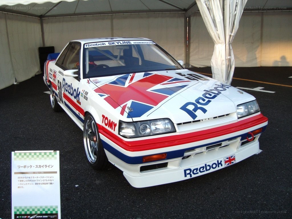 Reebok Skyline race car