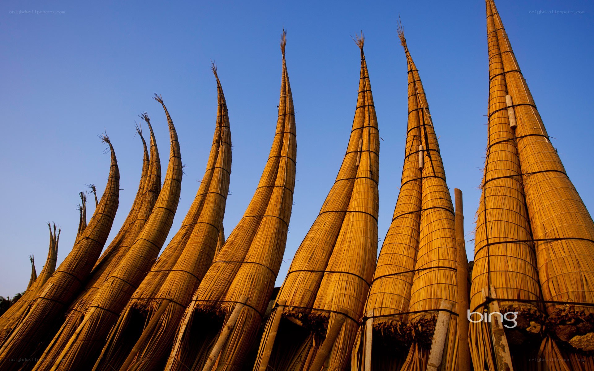 Reed boats in Peru