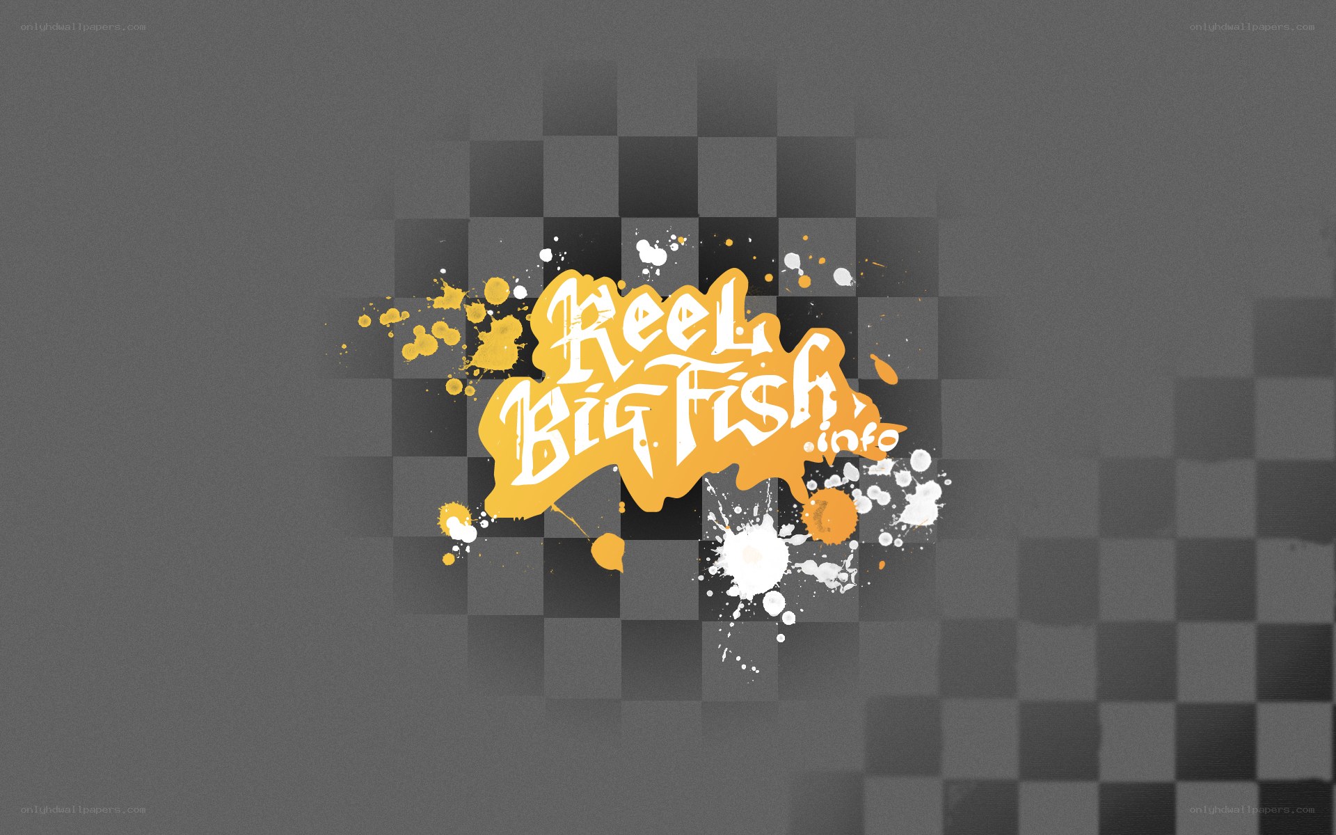 Reel Big Fish logo with splatter design