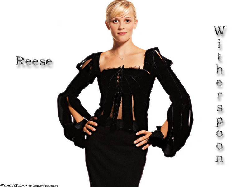 Reese Witherspoon in black dress