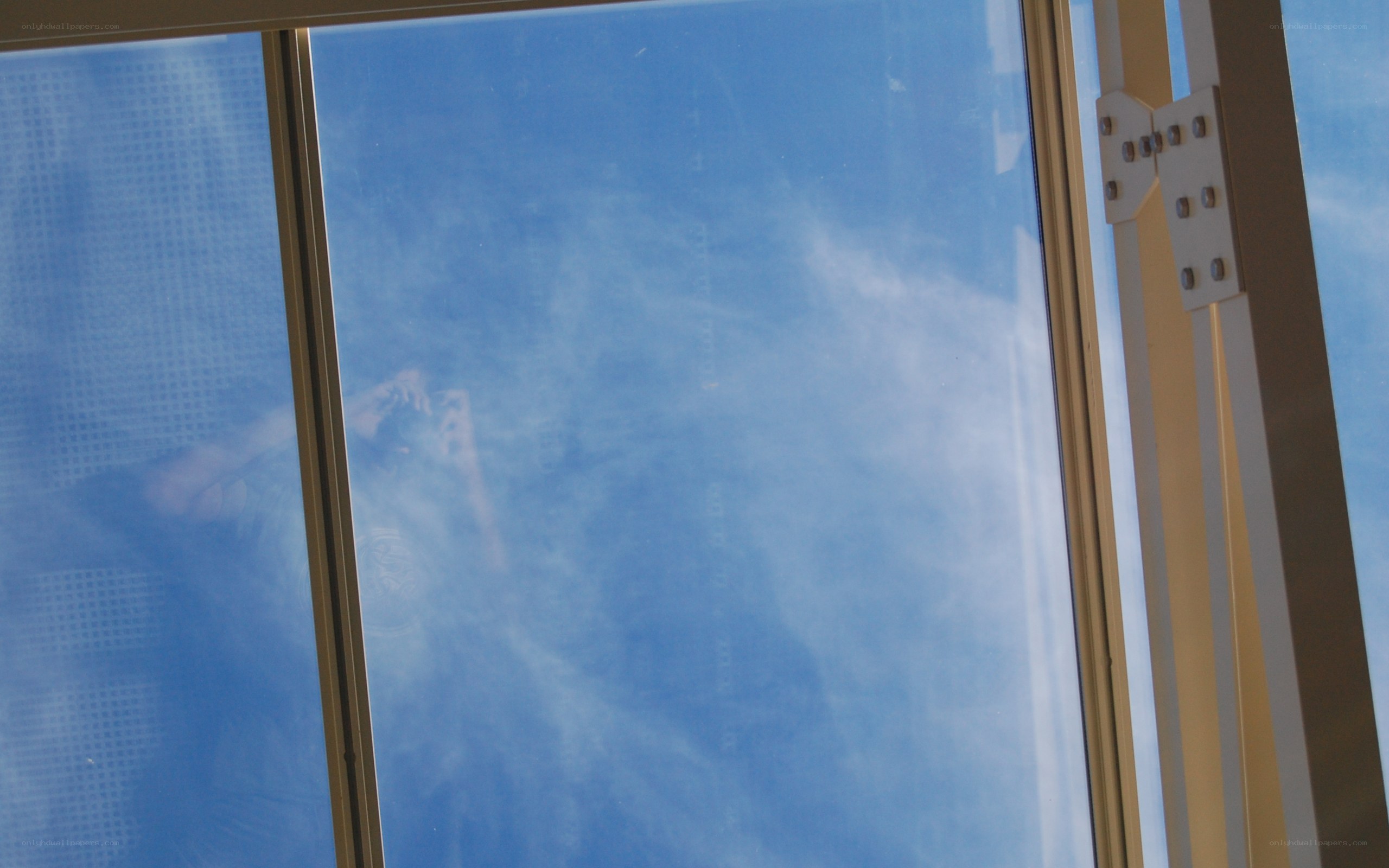 Reflection in a glass window