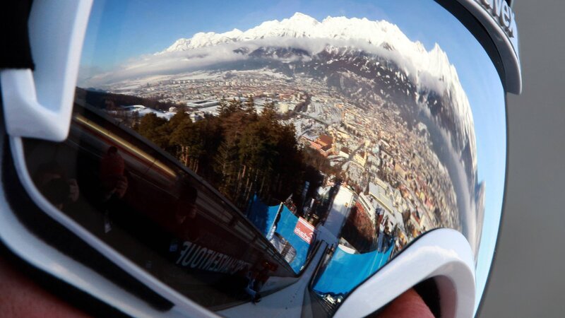 Reflection in Ski Goggles