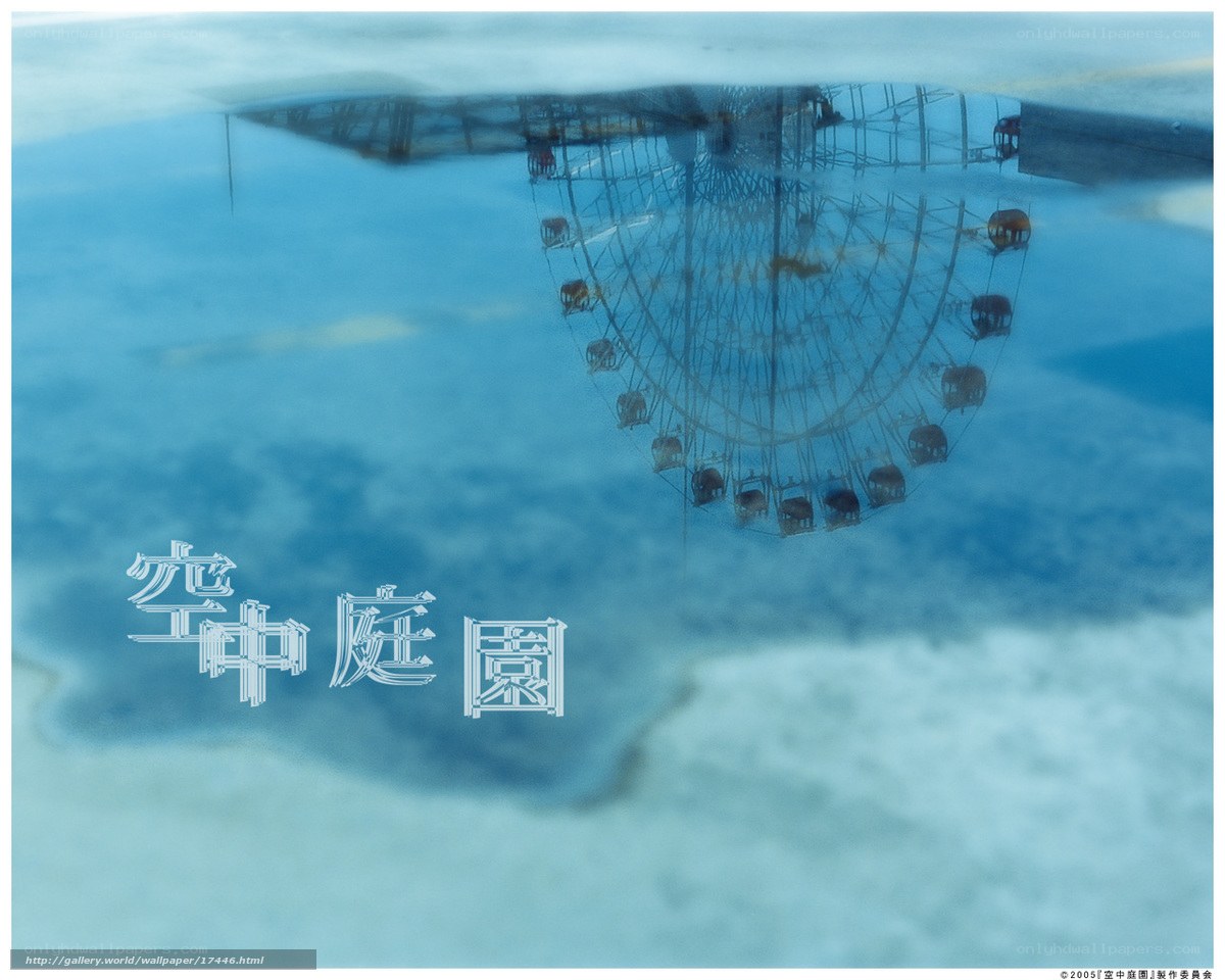 Reflection of a Ferris Wheel