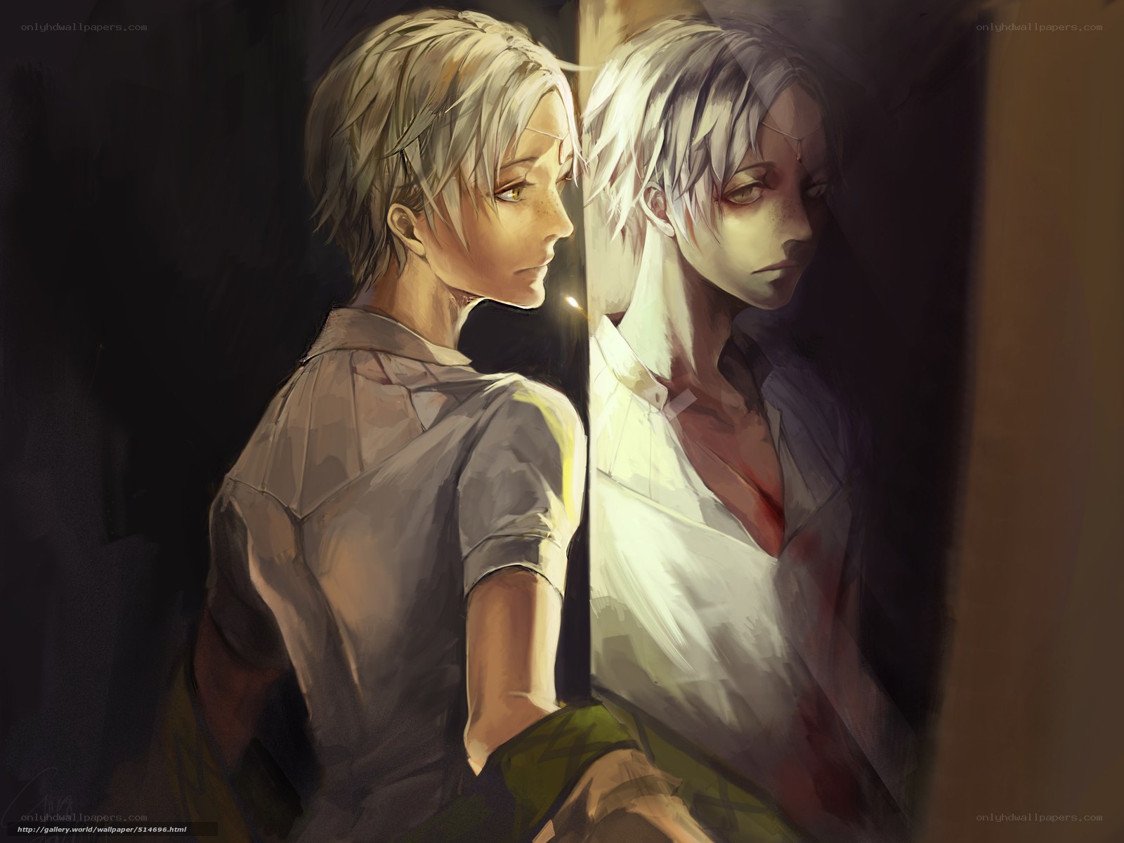 reflection of a wounded youth