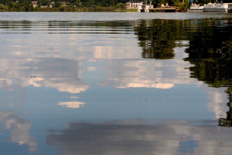 Reflection of Clouds on Water