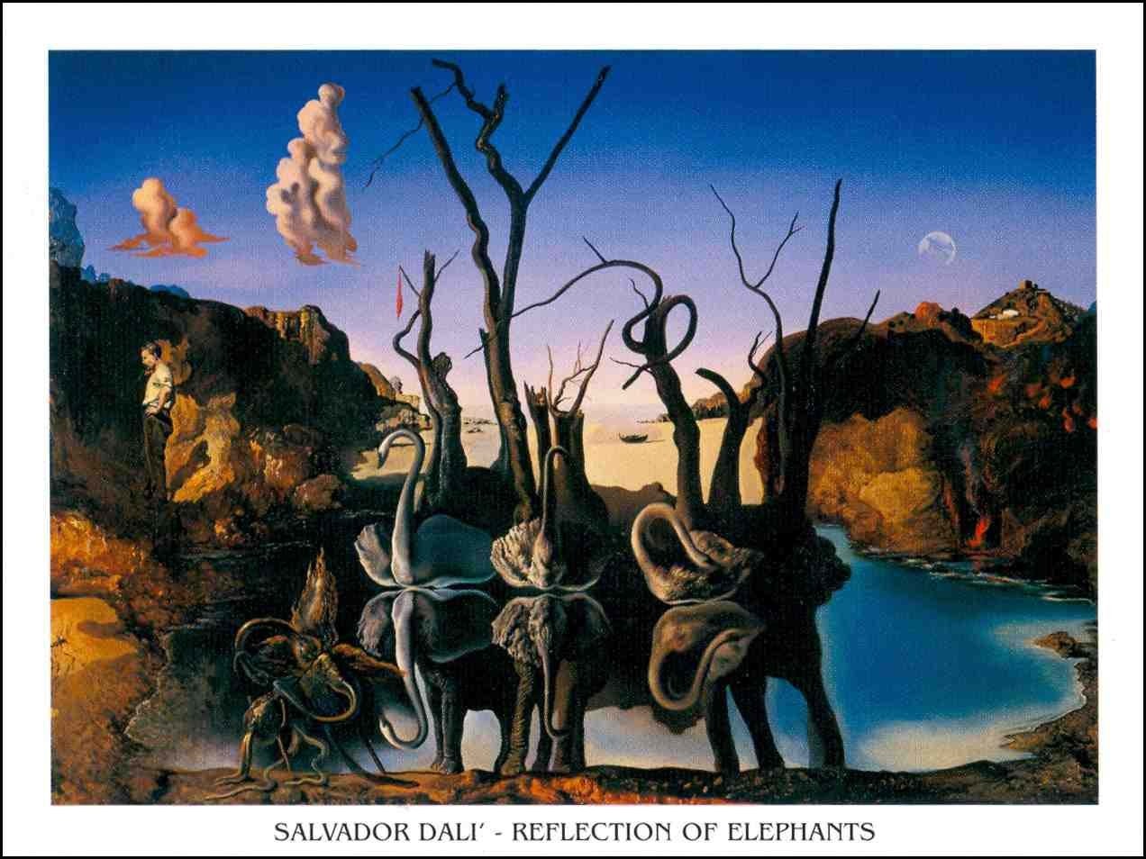 Reflection of Elephants