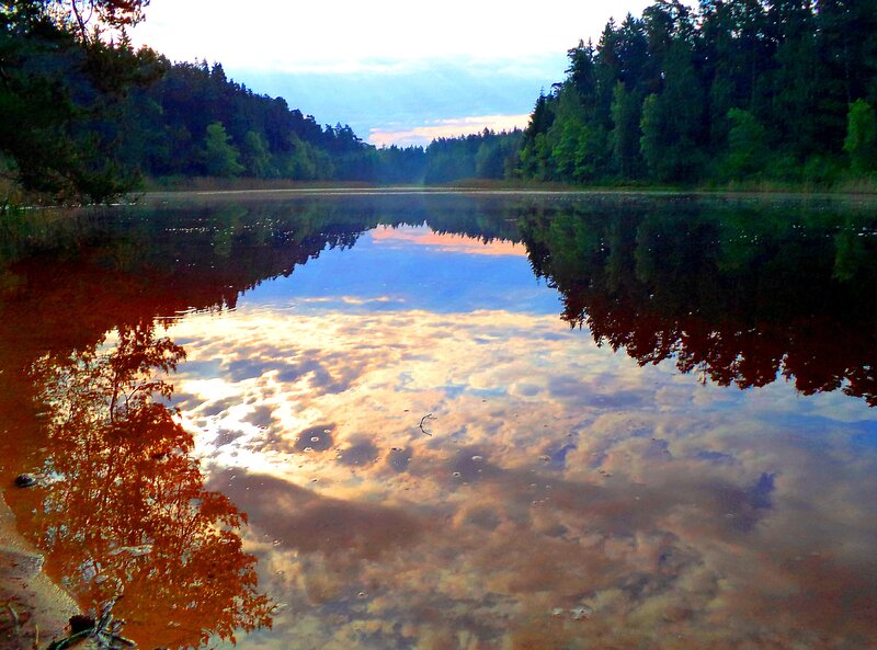 Reflection of Sky in Lake