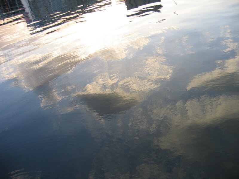 Reflections on the water