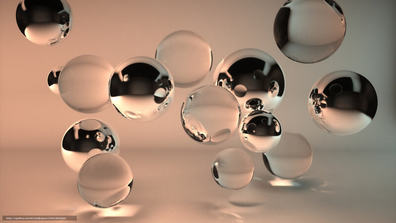 Reflective spheres in motion