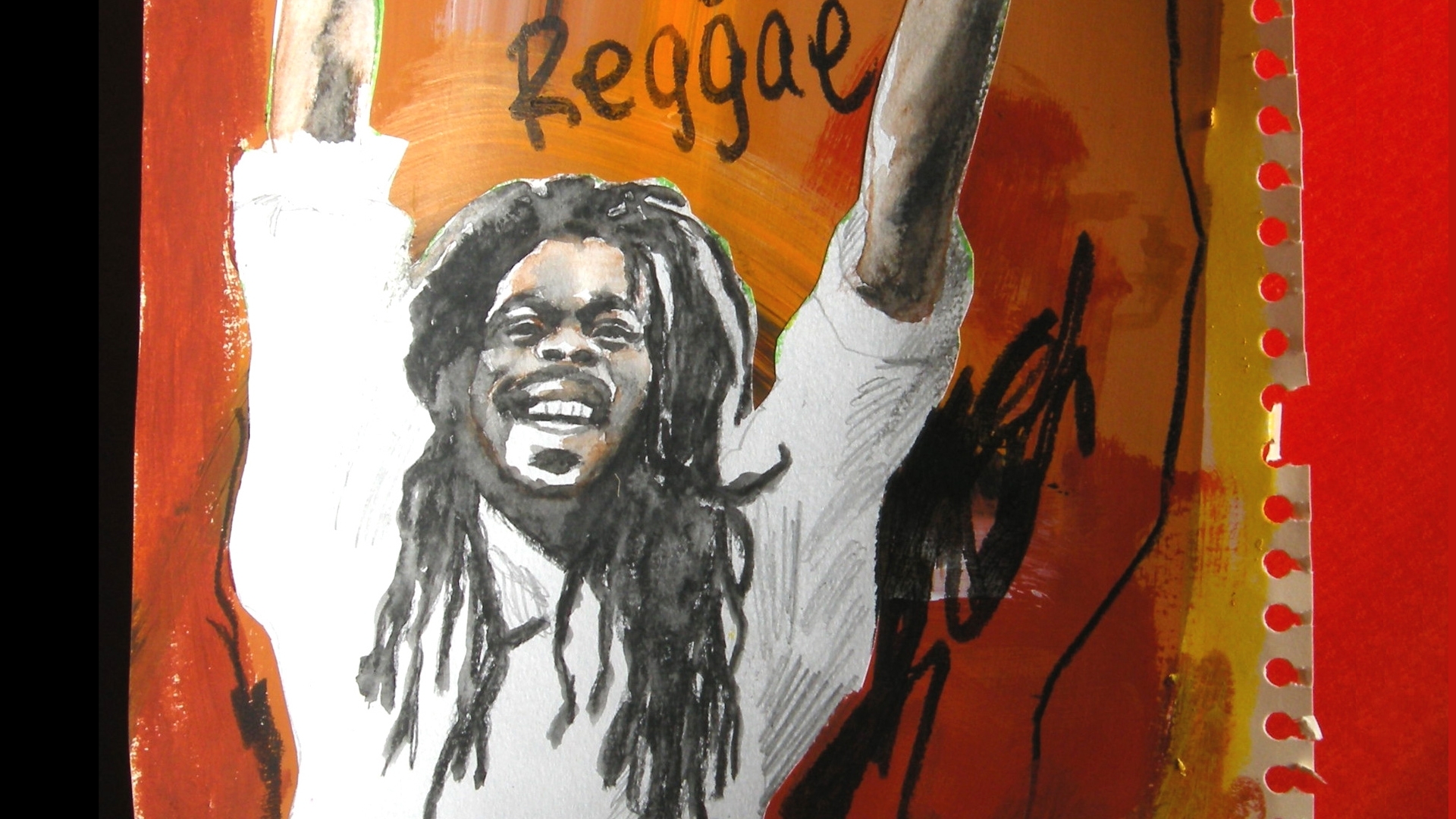 Reggae artist portrait