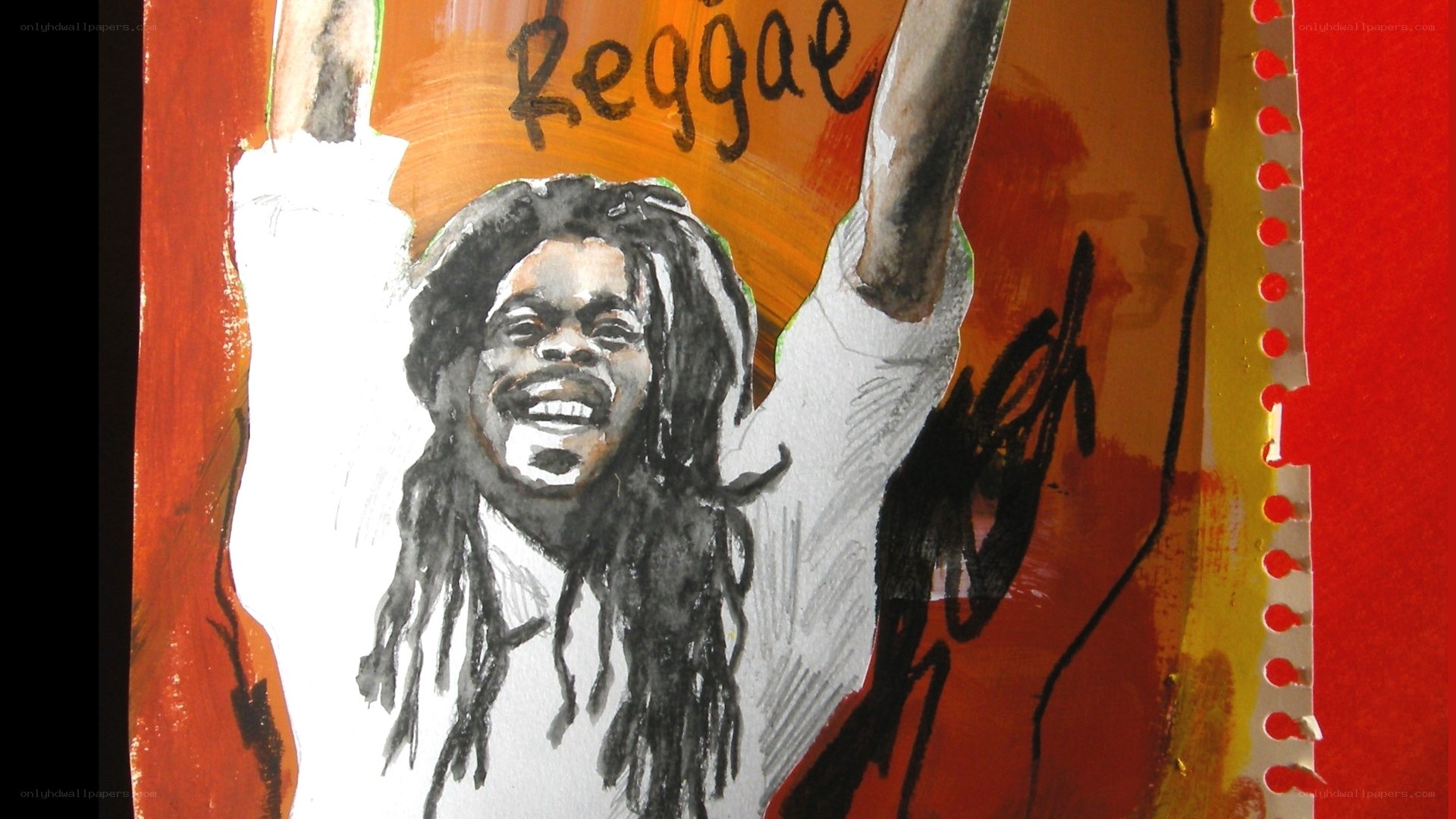 Reggae artist portrait