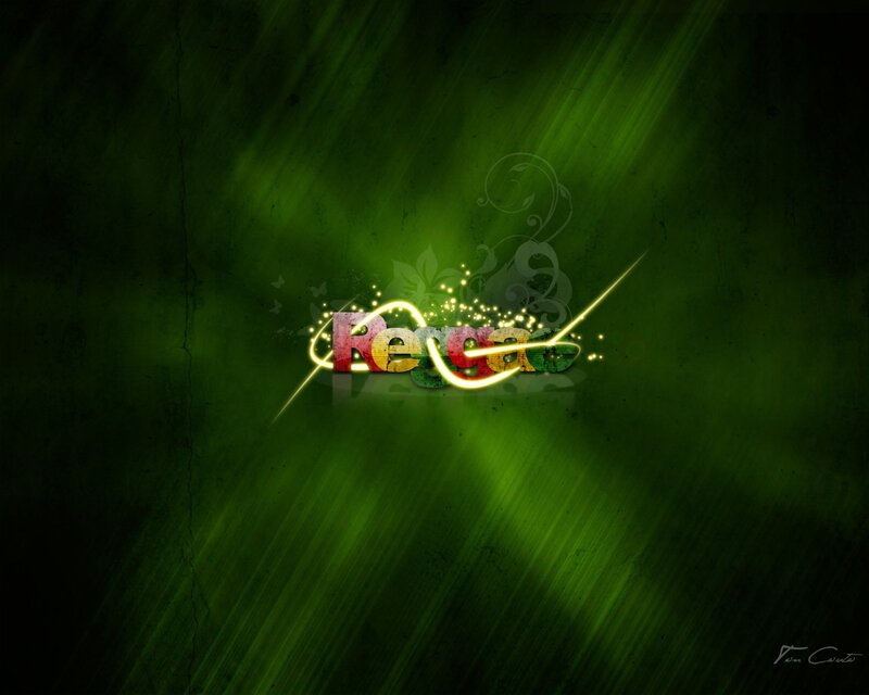 Reggae Text Logo