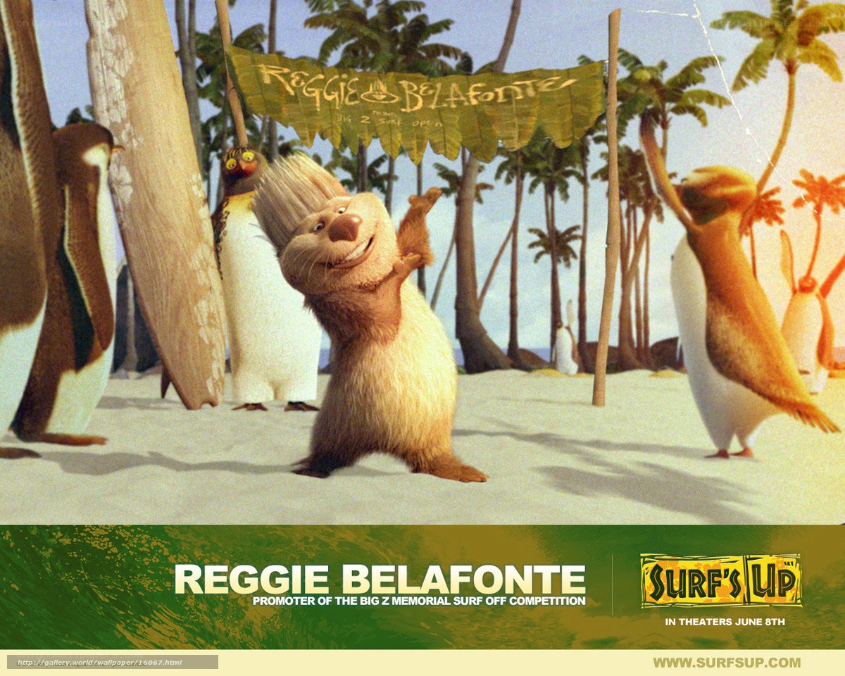 Reggie Belafonte promotes surf competition