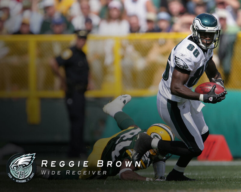 Reggie Brown in action