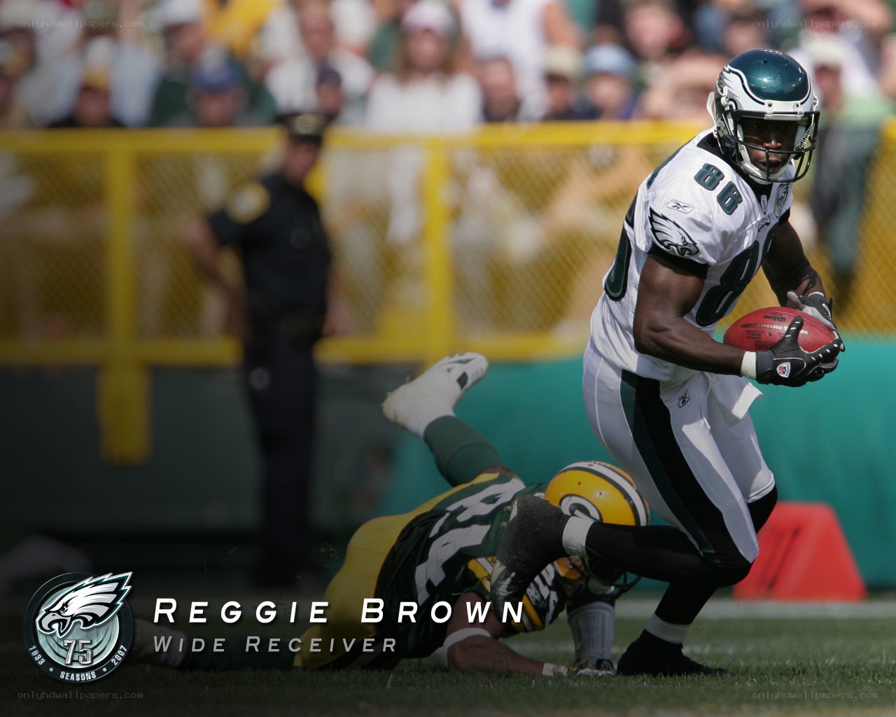 Reggie Brown in action