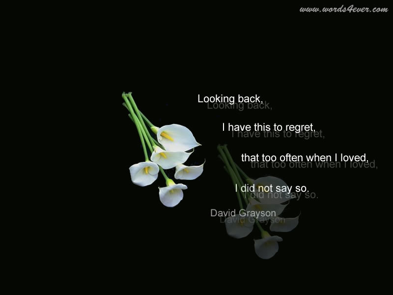 regretful love quote
