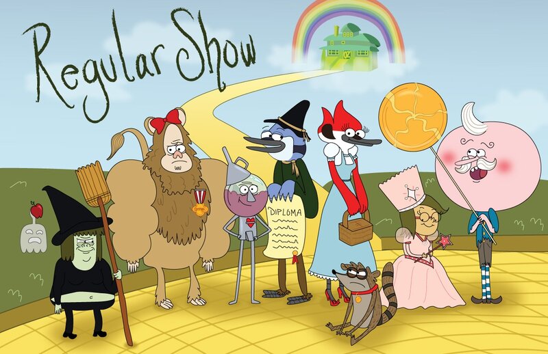 Regular Show characters in Oz