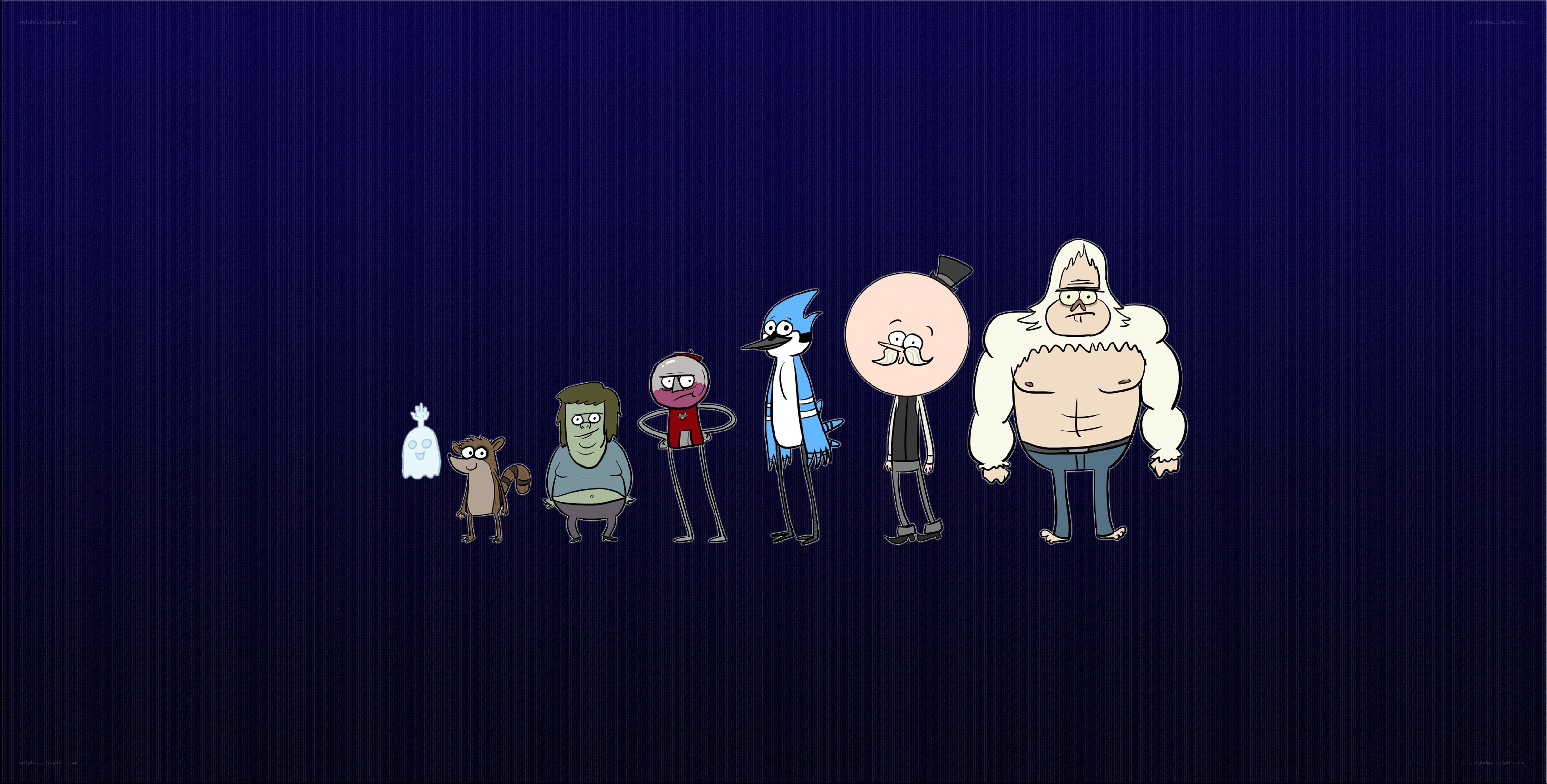 Regular Show characters lineup
