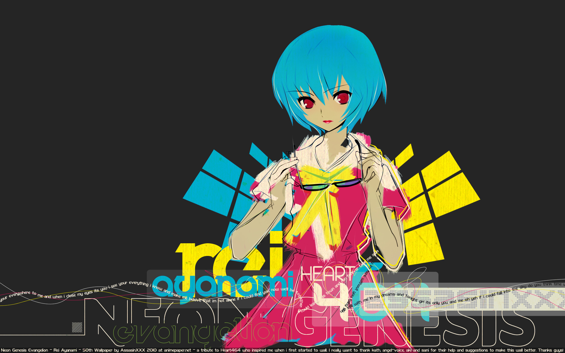 Rei Ayanami anime wallpaper