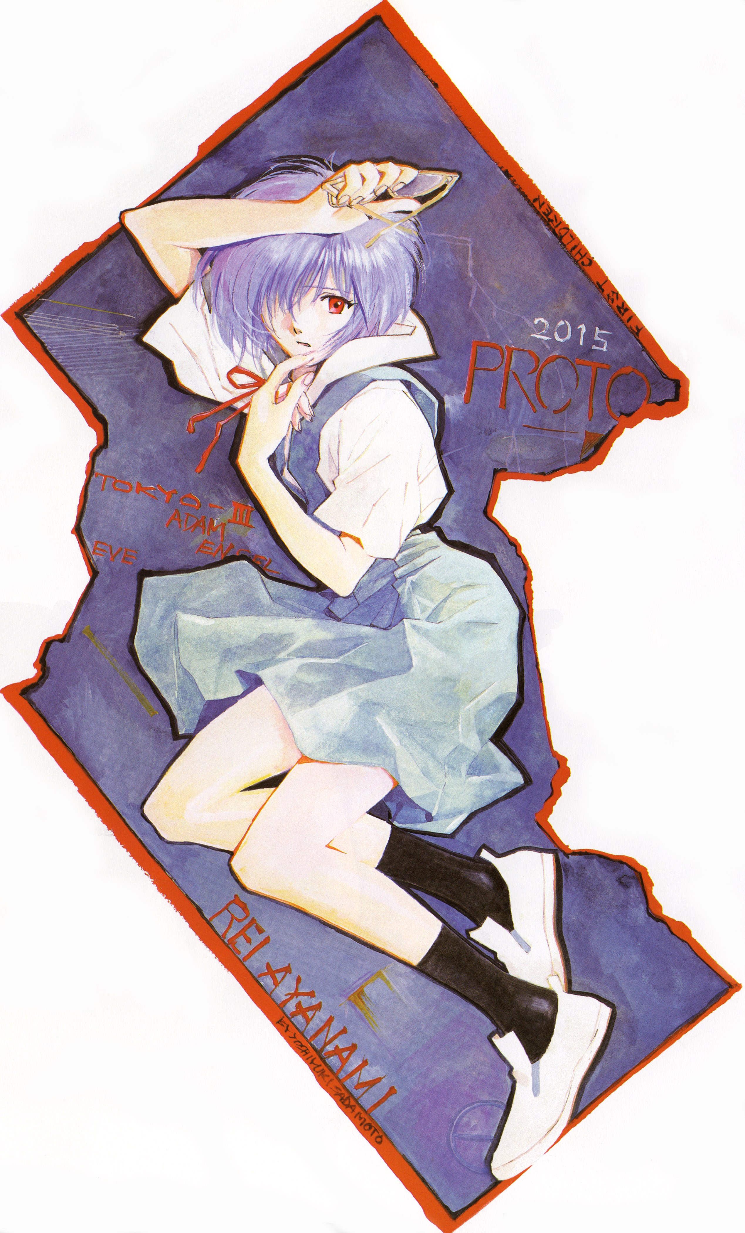 Rei Ayanami art illustration
