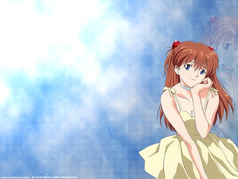 Rei Ayanami in a yellow dress