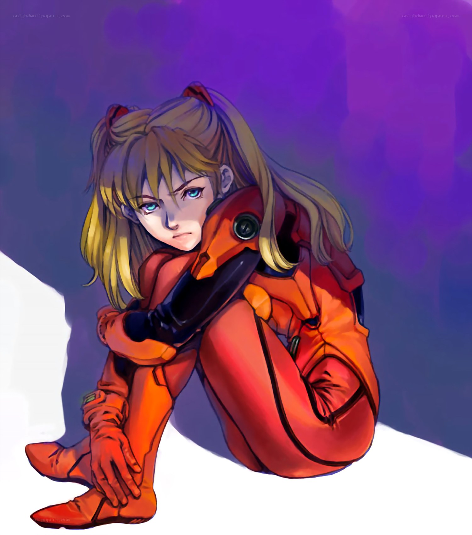 Rei Ayanami in orange suit