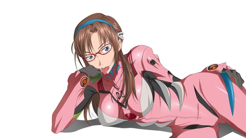 Rei Ayanami in pink plug suit