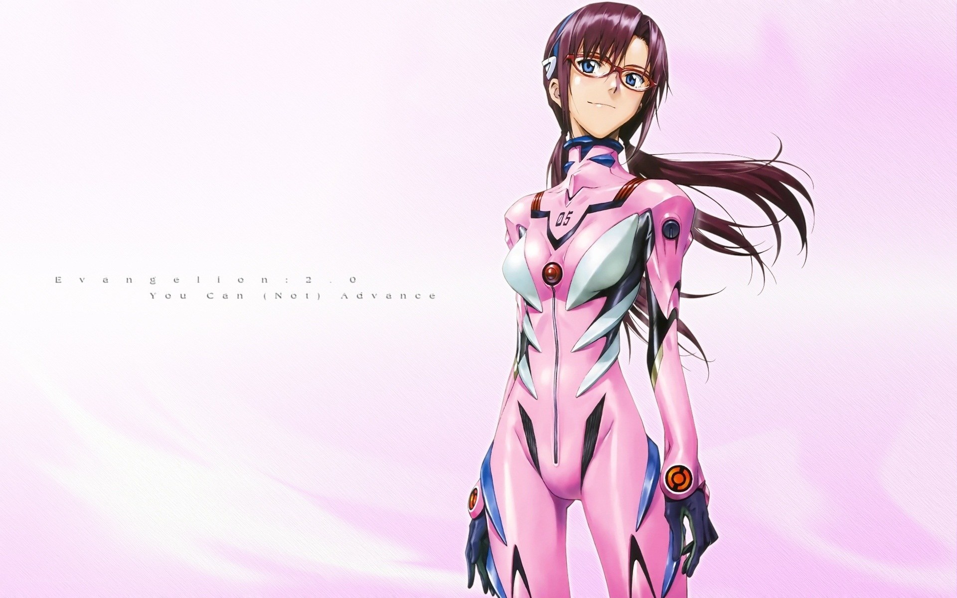 Rei Ayanami in pink plug suit