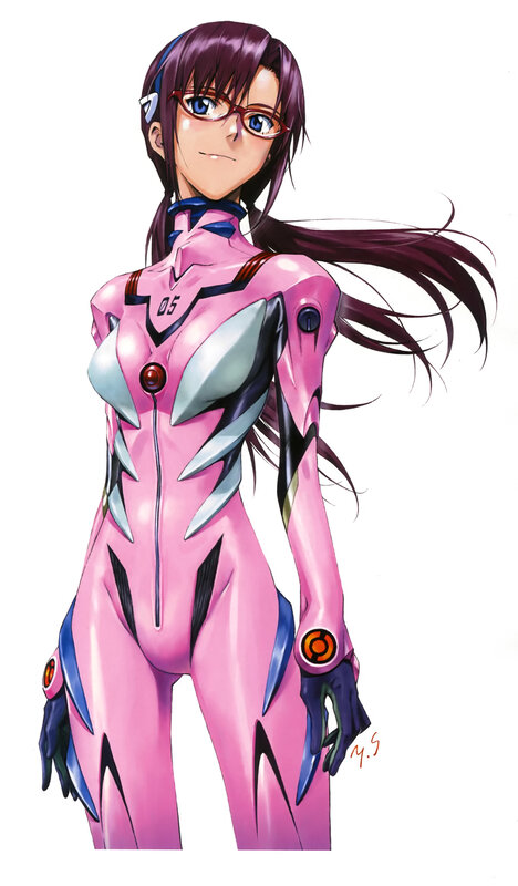 Rei Ayanami in pink plug suit