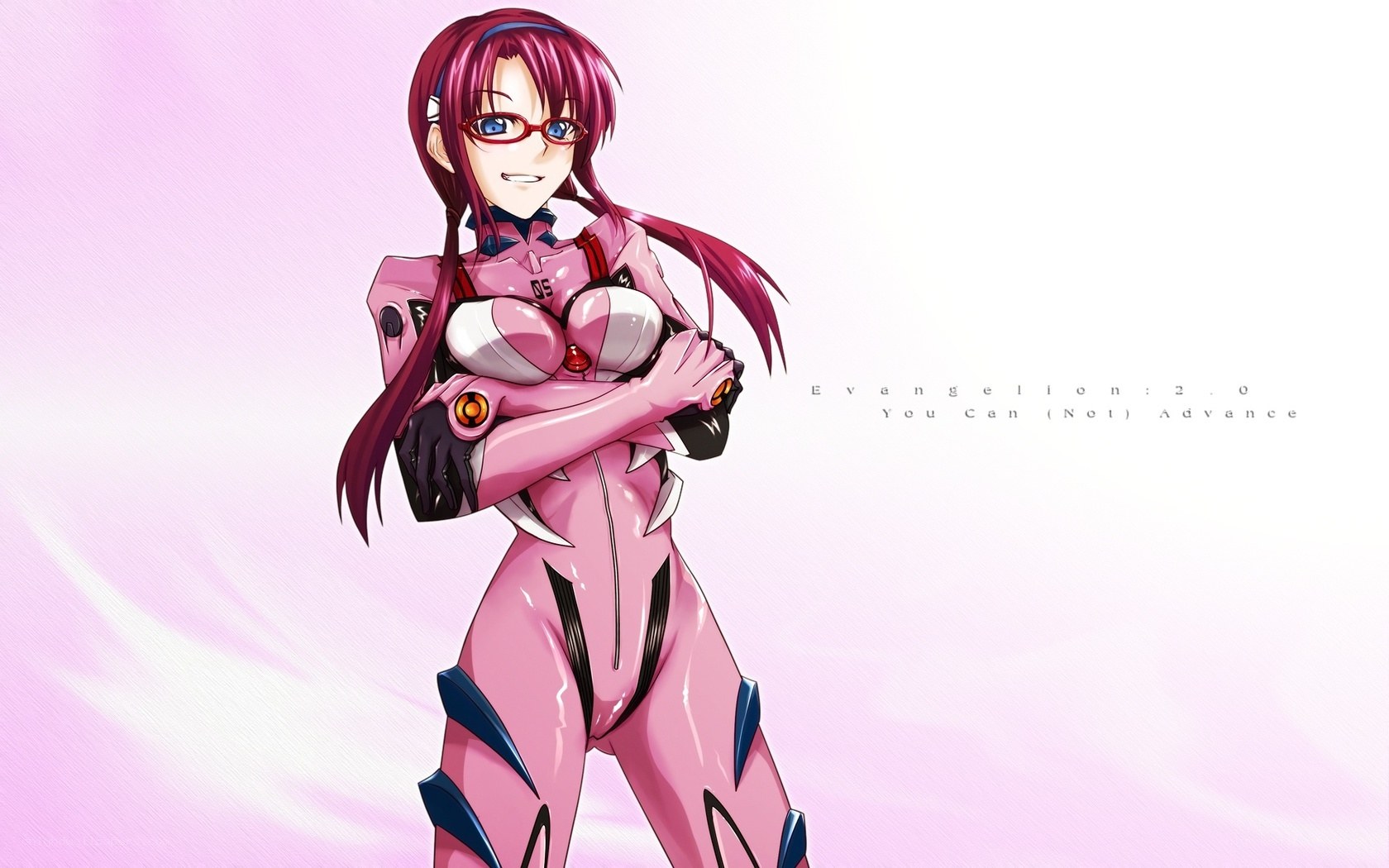 Rei Ayanami in pink suit