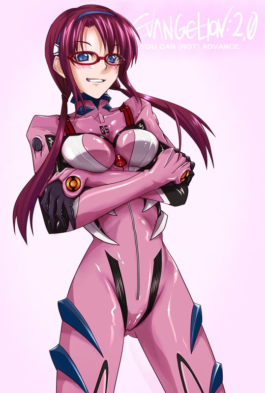 Rei Ayanami in pink suit