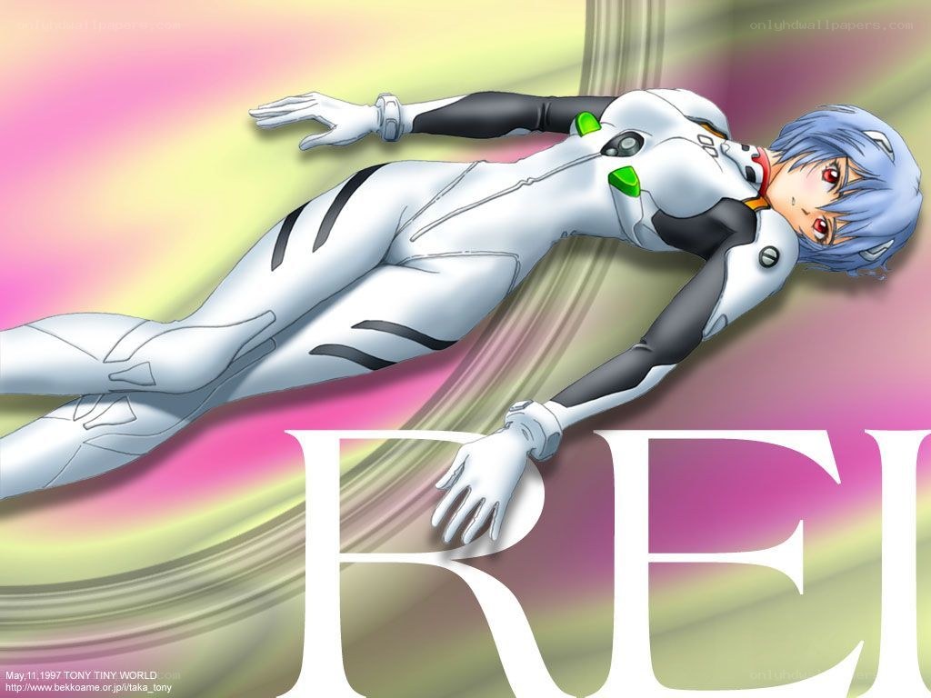 Rei Ayanami in plugsuit