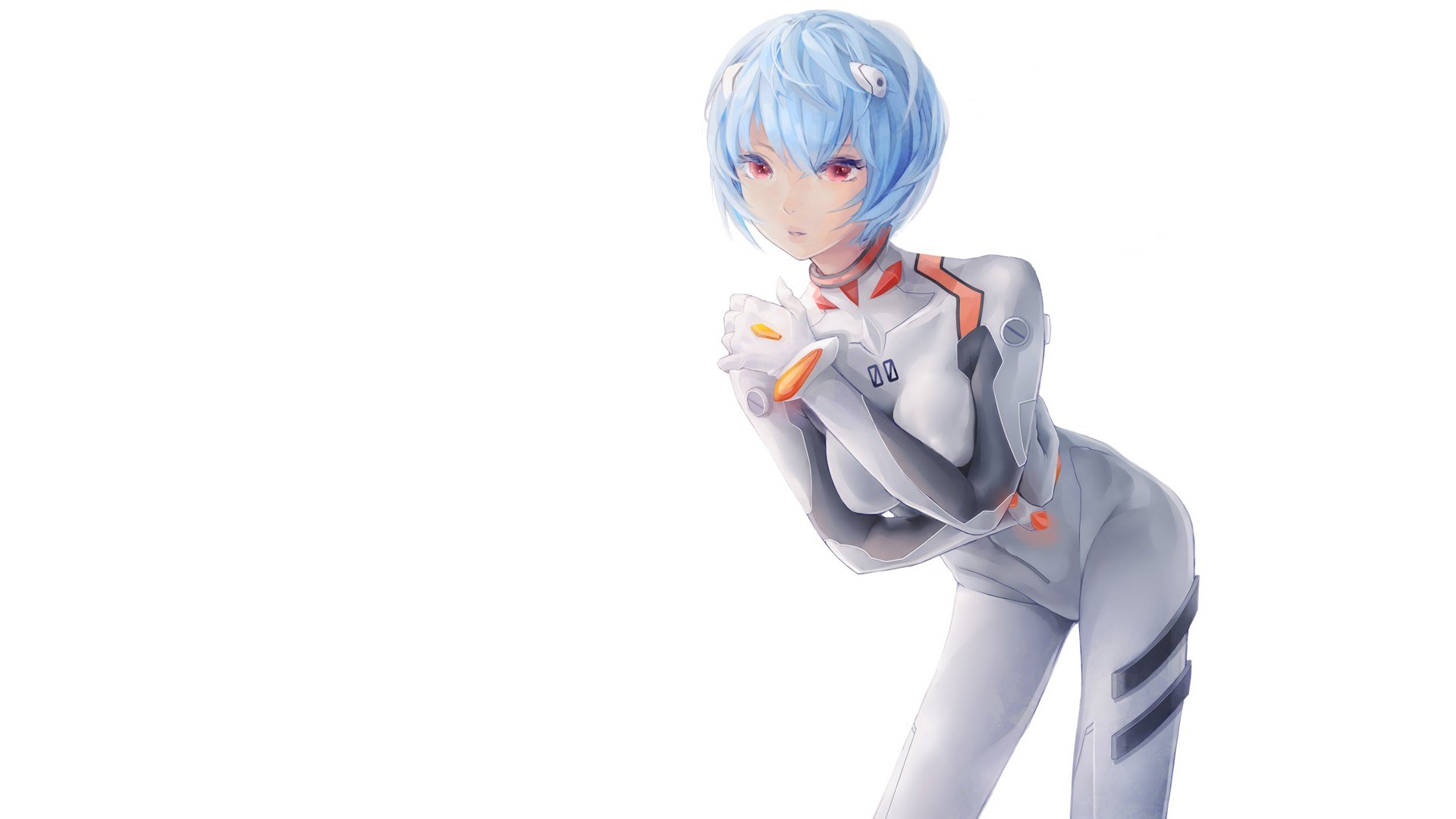 Rei Ayanami in plugsuit