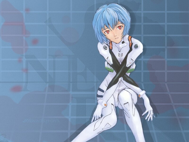 Rei Ayanami in plugsuit