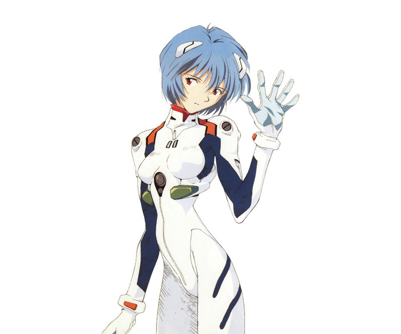 Rei Ayanami in plugsuit