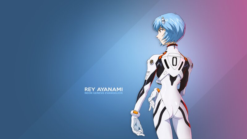Rei Ayanami in Plugsuit — Blue, Dramatic