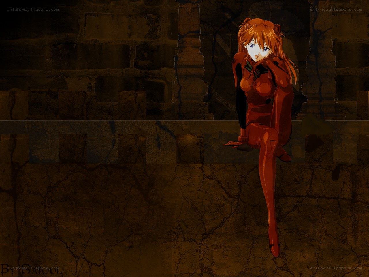 Rei Ayanami in red suit